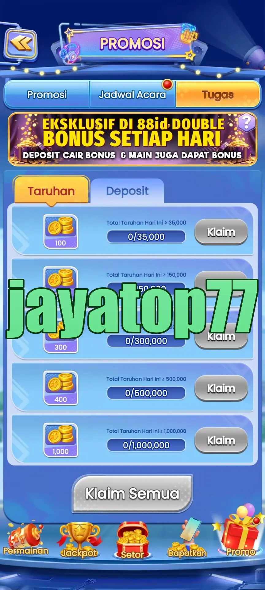 jayatop77 Masuk